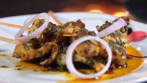 Chermoula Calamari Kebab Recipe In Africa