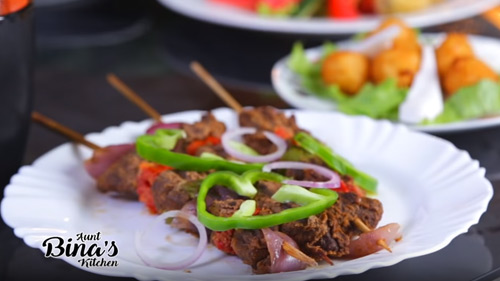 Suya With Vegetables